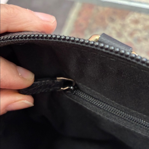 Gucci Black monogram and leather purse - Picture 10 of 12